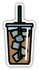 ICED COFFEE | STICKER