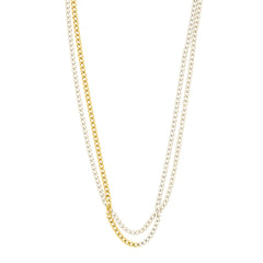 Ensemble de colliers INNER 2 en 1, métaux mélangés