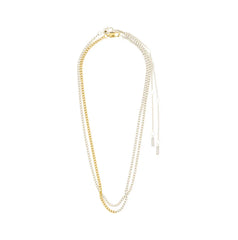 Ensemble de colliers INNER 2 en 1, métaux mélangés