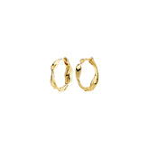Boucles d'oreilles créoles plaquées argent HERE