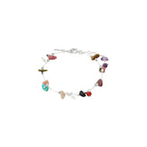 Bracelet HERE plaqué or/multicolore