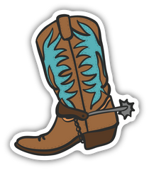 COWBOY BOOT SKETCH | STICKER
