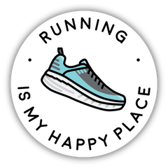 HAPPY PLACE RUNNING SHOE | STICKER