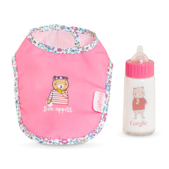 Bavoir et biberon magique - Accessoires 36-42 cm