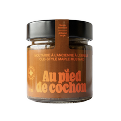 Au pied de cochon moutarde dijon à l’ancienne à l’érable