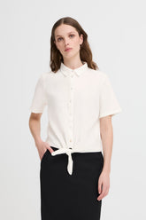 Chemise manches courtes nouée IhLino