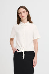 Chemise manches courtes nouée IhLino