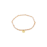 Bracelet Indie rose, plaqué or