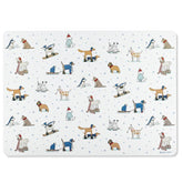 Napperon chiens de sports d'hiver