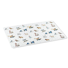 Napperon chiens de sports d'hiver