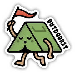 OUTDOORSY TENT STICKER