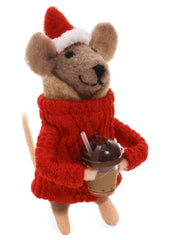 Souris avec café