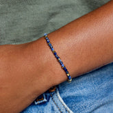 Pura Vida surfrider sea stone stretch bracelet