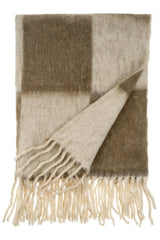 Jetée à damier taupe