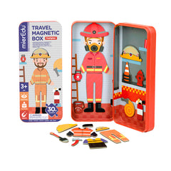 Boîte magnétique de voyage - Pompier
