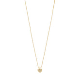 Pilgrim collier pendentif coeur cristaux recyclé