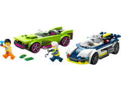 Lego city poursuite voiture de police et muscle car
