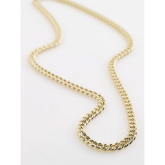 Collier chaîne gourmette Fushia