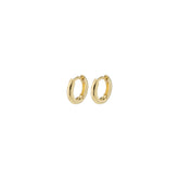 Boucles d'oreilles mini créoles épaisses Tyra