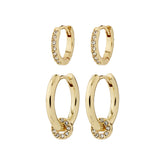 Boucles d'oreilles Scottie ensemble 2 en 1