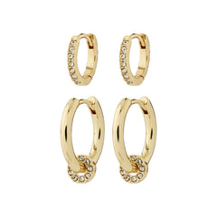 Boucles d'oreilles Scottie ensemble 2 en 1