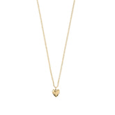 Pilgrim collier pendentif coeur recyclé résistant à l'eau