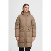 Ihzorana manteau puffy mi-long