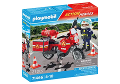 Camion de pompiers sur les lieux de l'accident