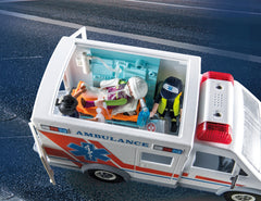 Playmobil Ambulance avec enfant blessé