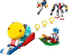 Lego Sonic - Bataille près du feu de camp