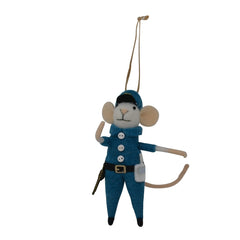 Ornement souris policier