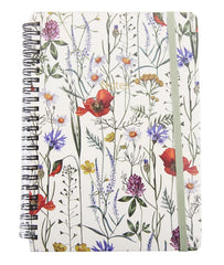Cahier rigide fleurs des champs 80 feuilles