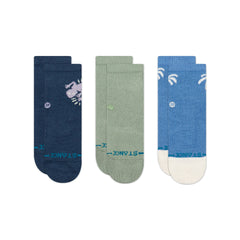 Stance Baby & Toddler Gecko Crew Socks 3 Pack