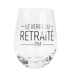 Ensemble tasse & verre à vin retraite