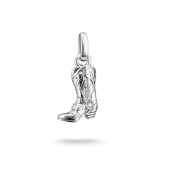 Pendentif Charm botte de cowboy Connect Argent