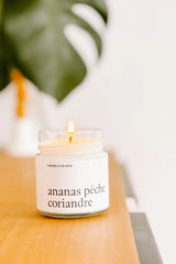 Marée Chandelles Ananas pêche coriandre