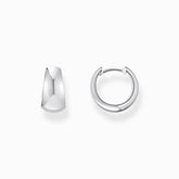 Boucles d'oreilles classiques de forme trapézoïdale massive
