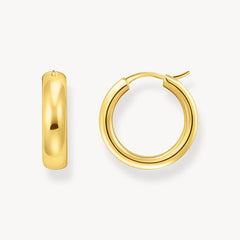 Boucles d'oreilles de taille moyenne avec un design épais