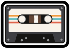 ROAD TRIP MIX CASSETTE | STICKER