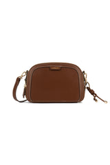 Le Emmy – Sac bandoulière en cuir vegan (noir, hazelnut)