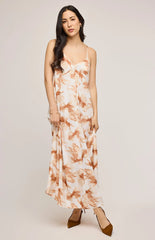 Robe en satin Cynthia