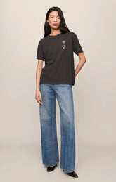 Martini Graphic Boyfriend Tee