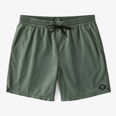 All Day Overdyed Layback 17" Elastic Waist Shorts