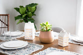 Medium ceramic candle house