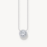 Thomas Sabo - Collier en argent avec halo pédant avec zircon blanc