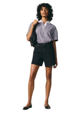Cinch mid-thigh short pour femme