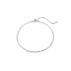 Bracelet Singapour en acier inoxydable