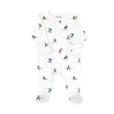 Pyjama en modal hockey players on cream 3 mois - 10 ans