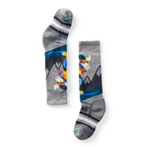 Chaussettes montantes pour enfants à motif d'élan de montagne pour sports d'hiver