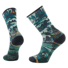 Chaussettes de randonnée légères à imprimé camping